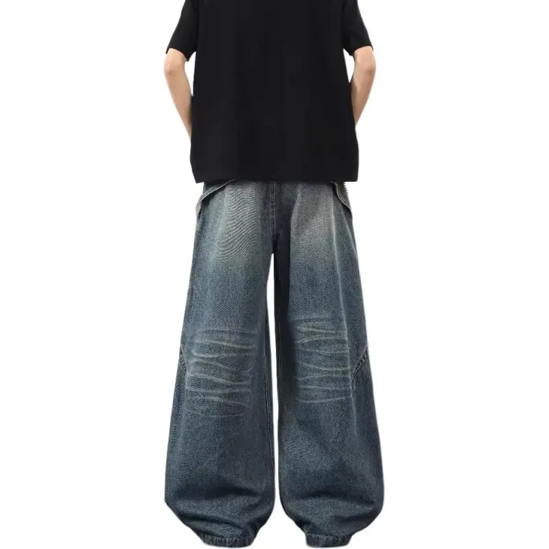 HKRXEC Jeans Men Blue-2