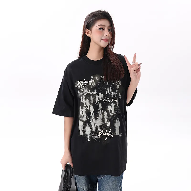PAINT STAIN Fashion Minimalist Style T Shirt Unisex-5