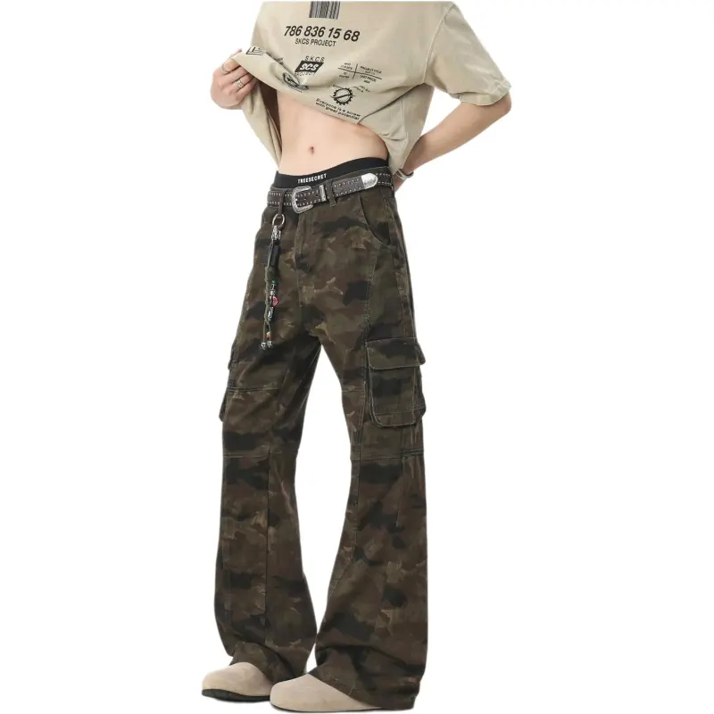 HKRXEC Cargo Pants Men Image Color-5