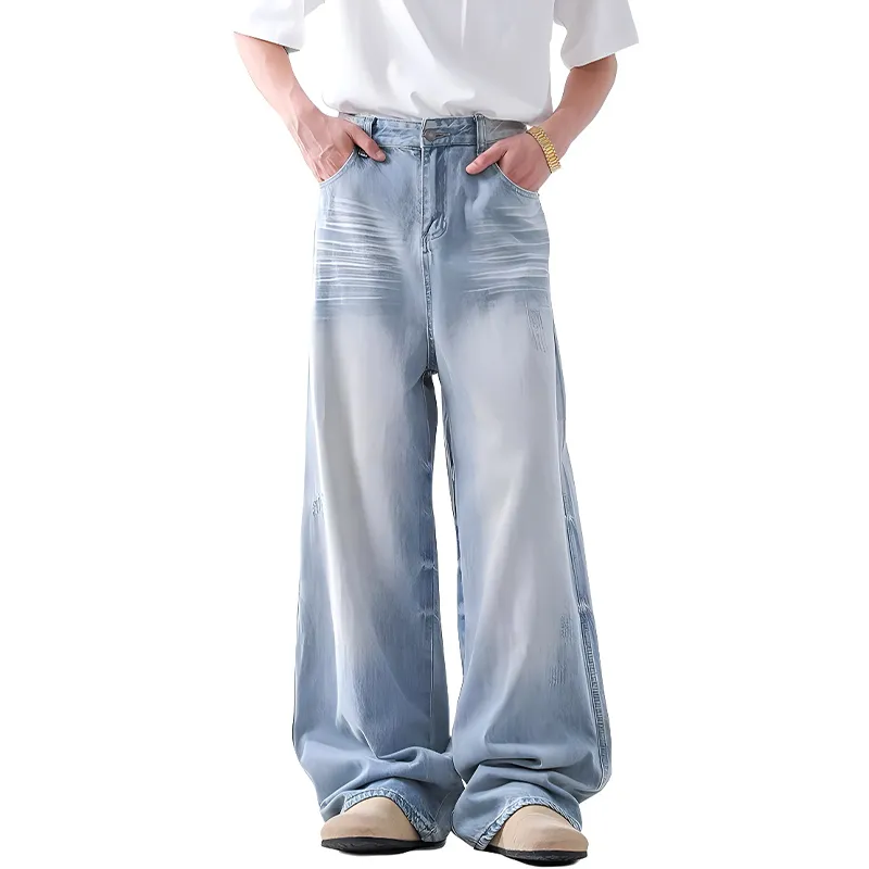 HKRXEC Jeans Men Blue-1