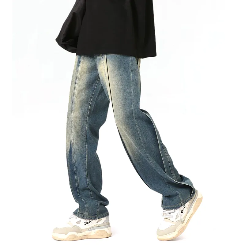 HKRXEC Jeans Men Blue-4