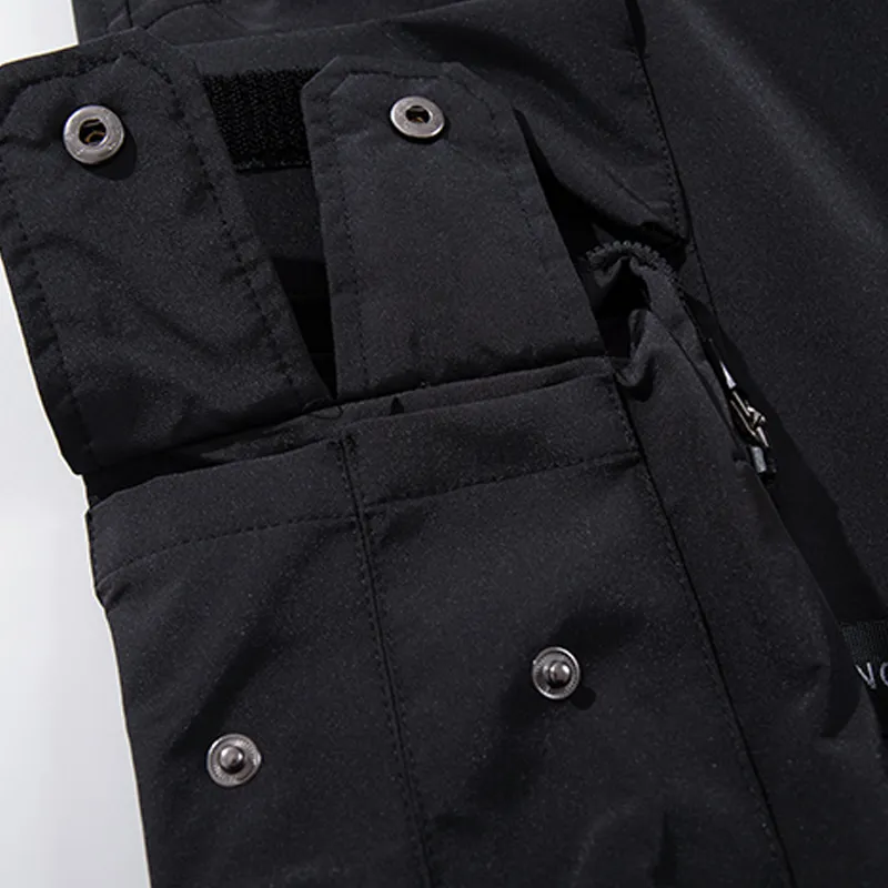 HKRXEC Cargo Shorts Unisex Black-5