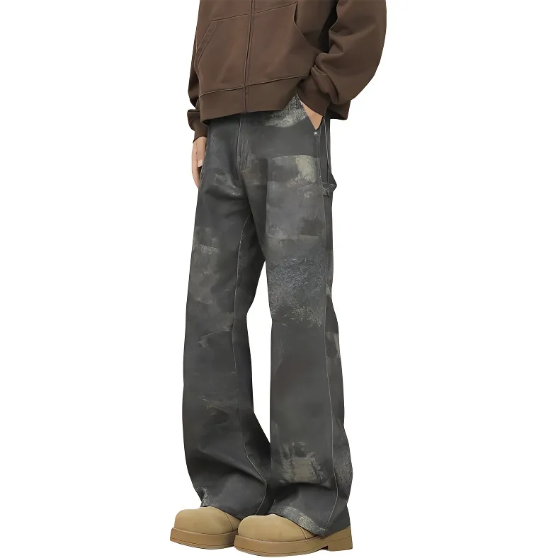 HKRXEC Jeans Men Green-5