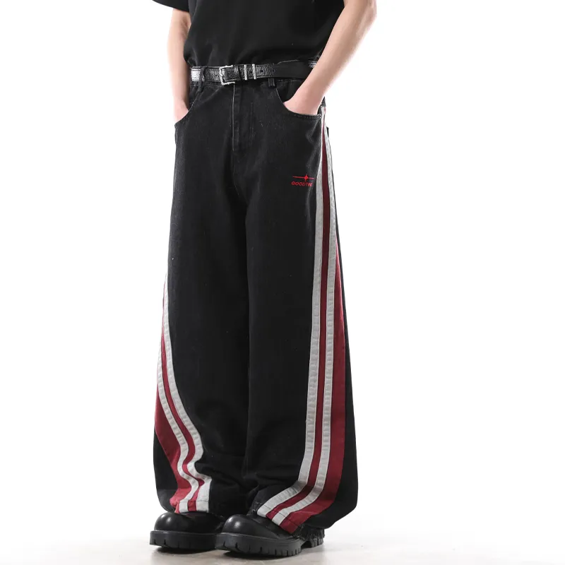 HKRXEC Jeans Men Black-6