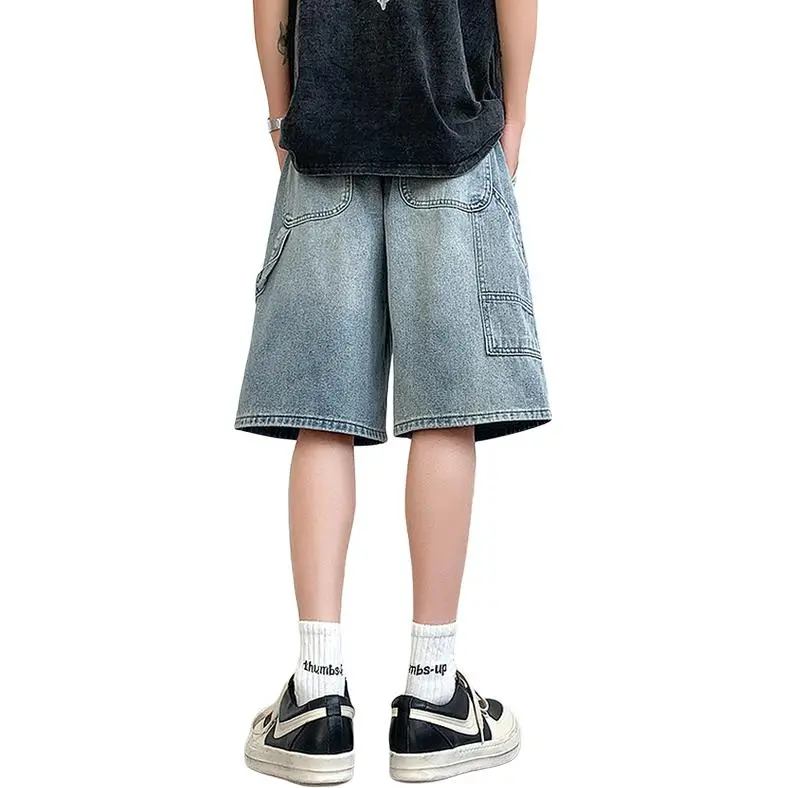 HKRXEC Denim Shorts Men-2