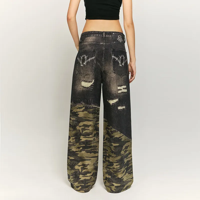 HKRXEC Jeans Unisex Image Color-6