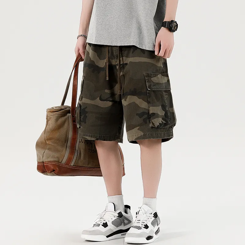 HKRXEC Cargo Shorts Men-13
