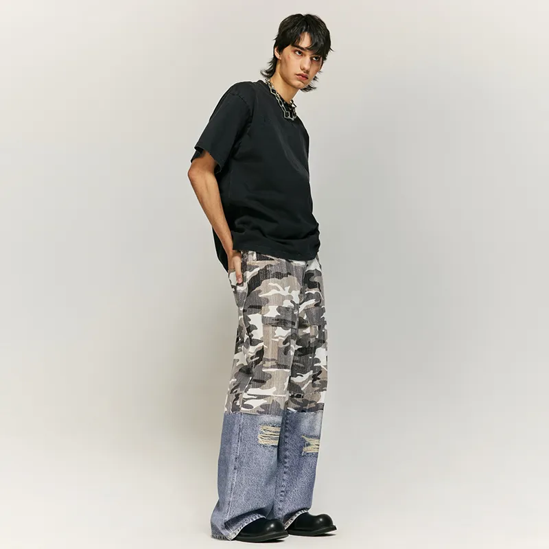 HKRXEC Jeans Unisex Image Color-6