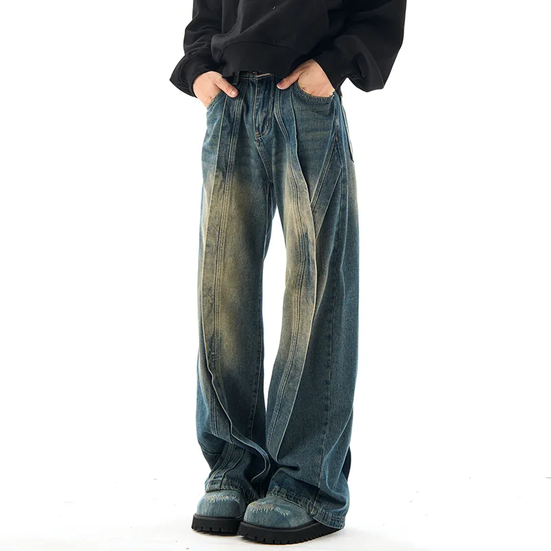HKRXEC Jeans Men Blue-3