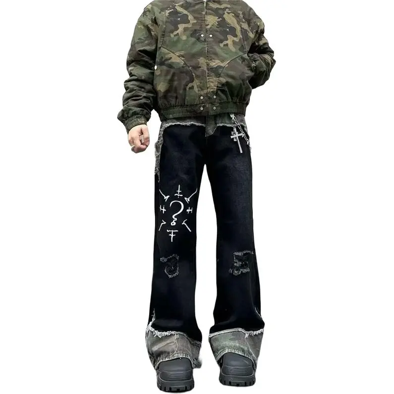 HKRXEC Jeans Men Image Color-2