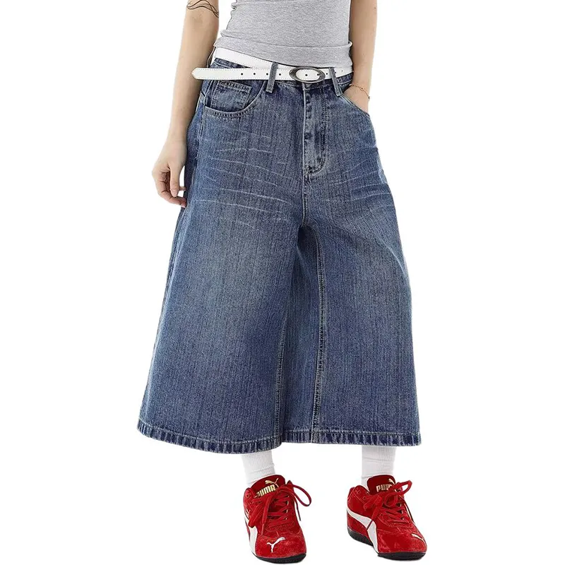 HKRXEC Cargo Shorts Men Blue-6