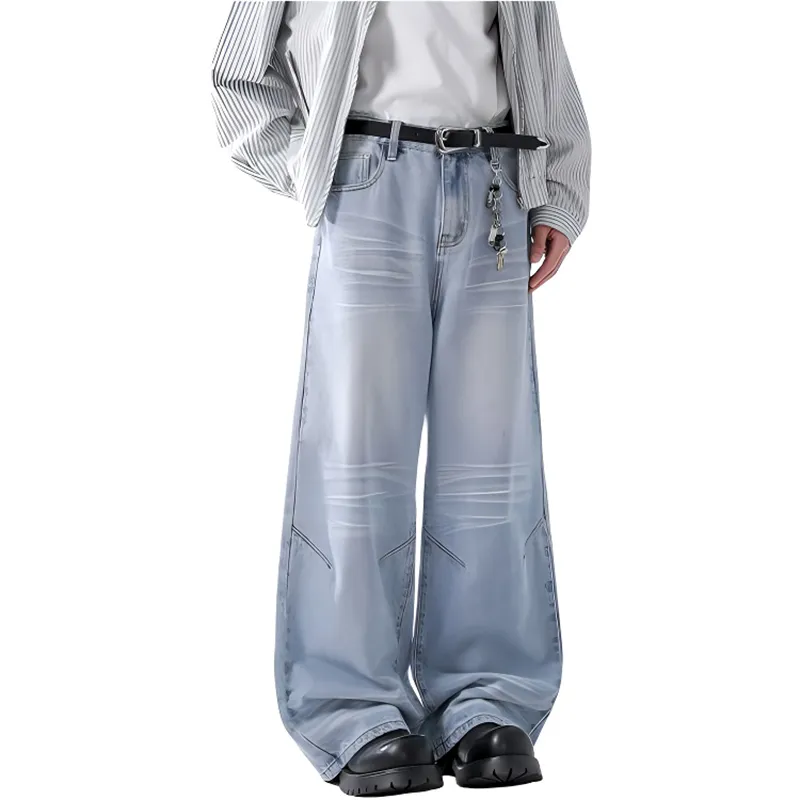 HKRXEC Jeans Men Blue-5