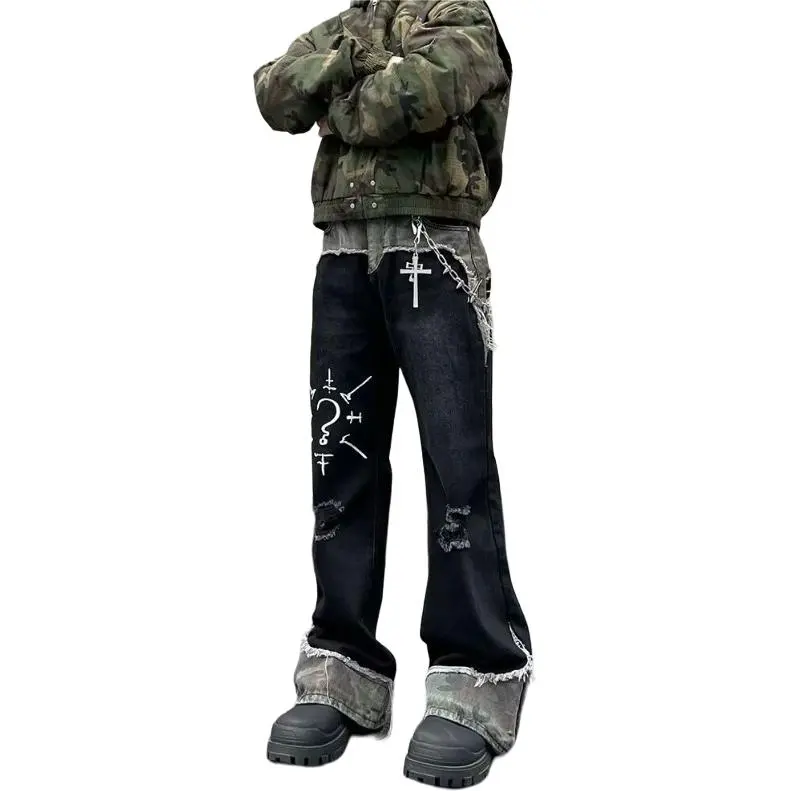 HKRXEC Jeans Men Image Color-4