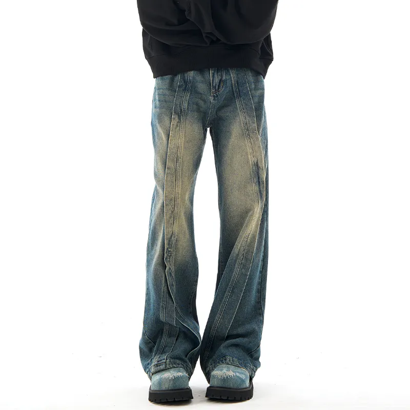 HKRXEC Jeans Men Blue-1