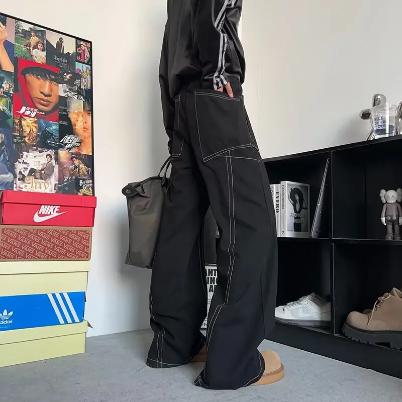 HKRXEC Jeans Men Black-2