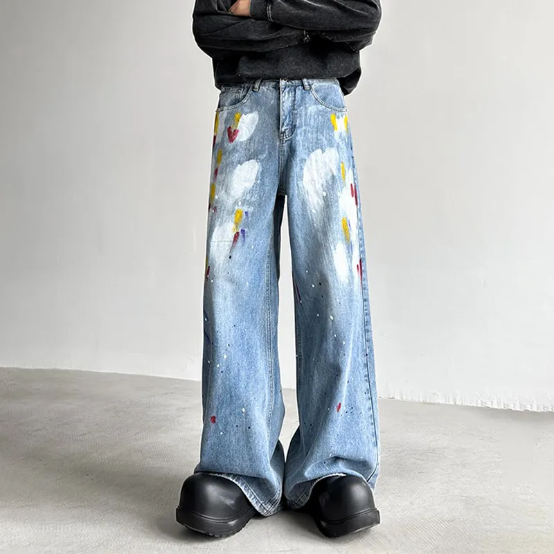 HKRXEC Jeans Men Blue-2