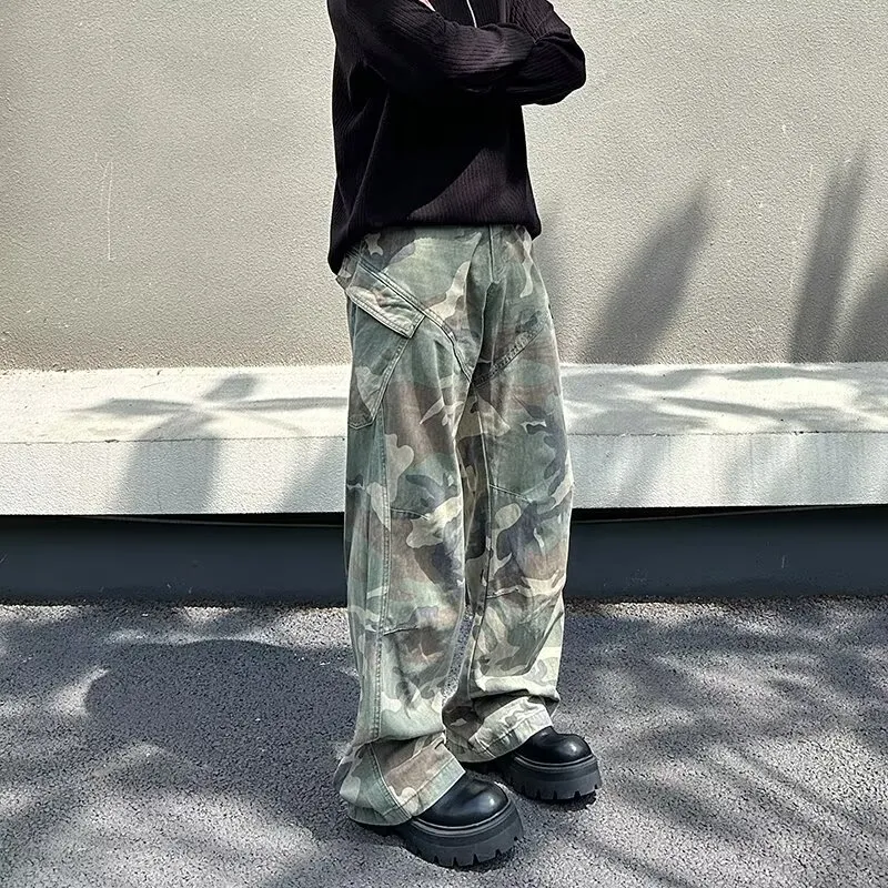 HKRXEC Cargo Pants Men Image Color-4