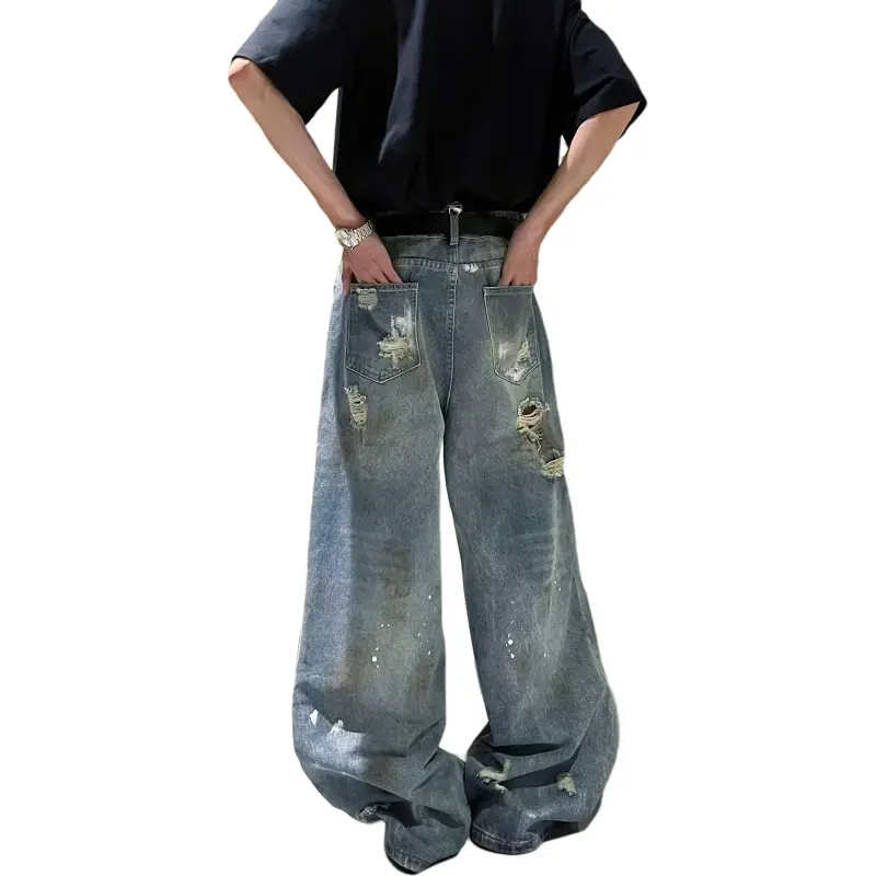 HKRXEC Jeans Men Blue-2