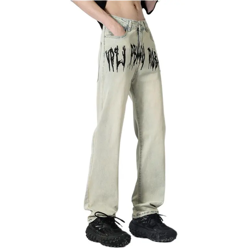 HKRXEC Jeans Men Ecru-4
