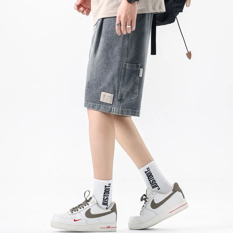 HKRXEC Denim Shorts Unisex-11