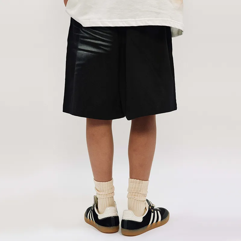 HKRXEC Casual Shorts Unisex Black-5