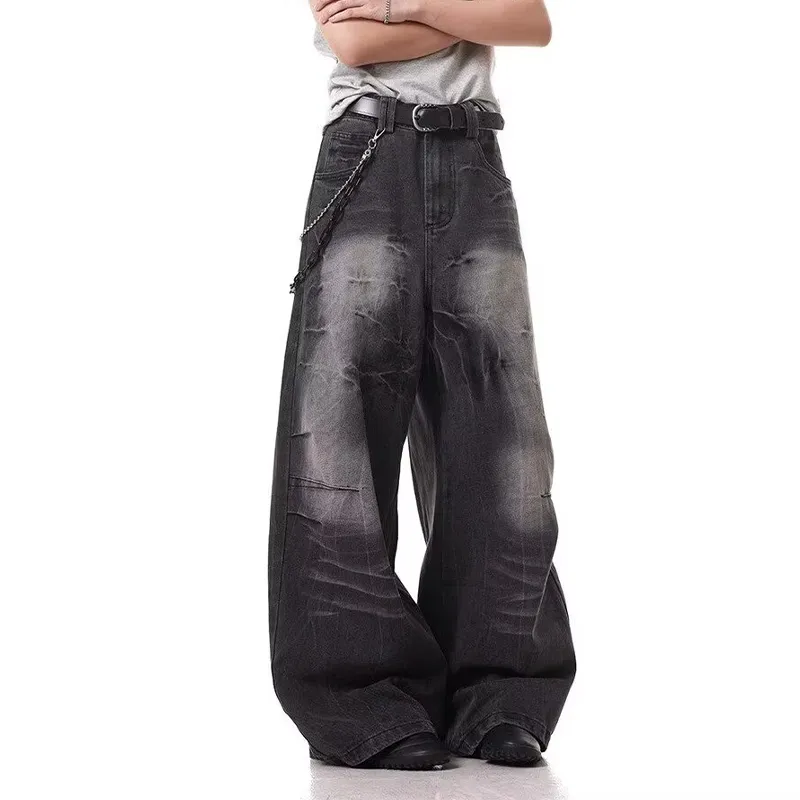 HKRXEC Jeans Men Black-3