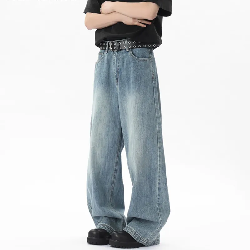 HKRXEC Jeans Men Blue-5