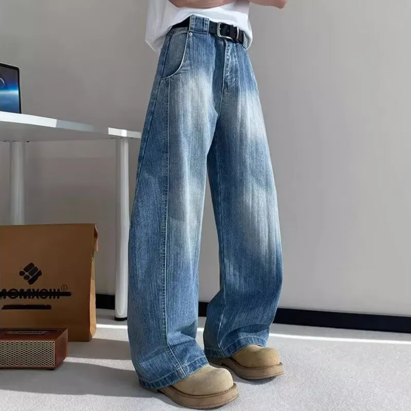 HKRXEC Jeans Men Blue-4