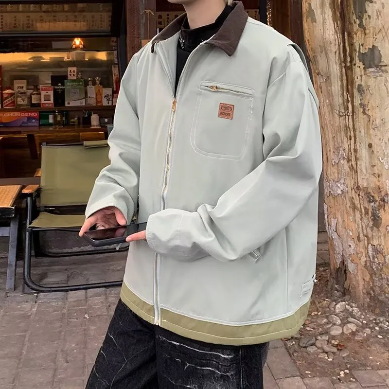 HKRXEC Jackets Men Green-4