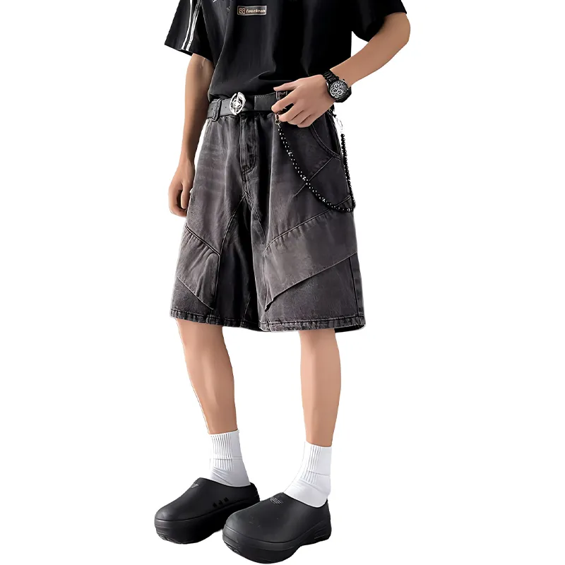 HKRXEC Denim Shorts Men-9