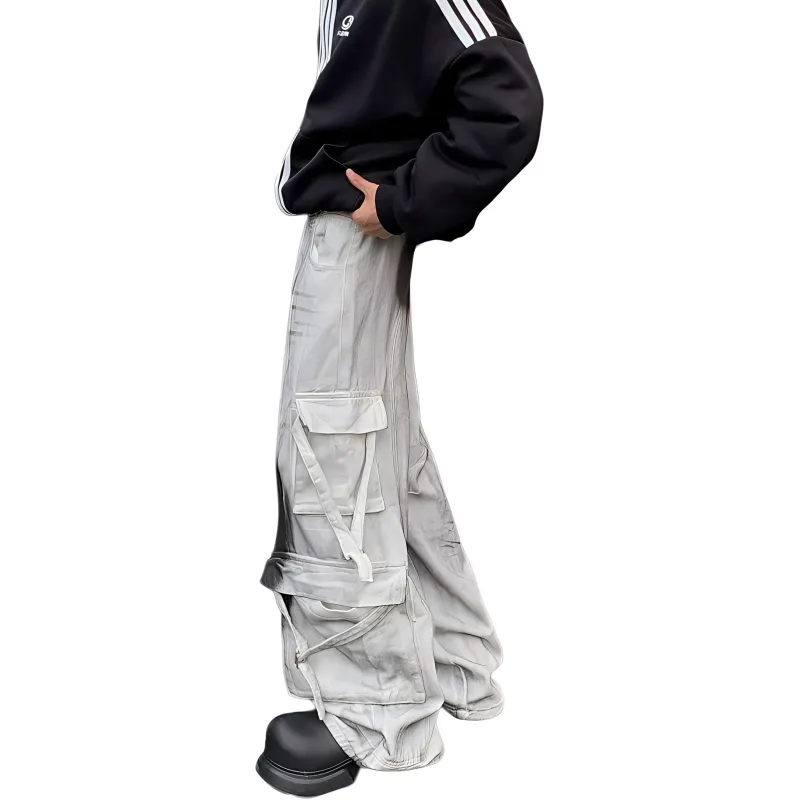 HKRXEC Jeans Men White-2