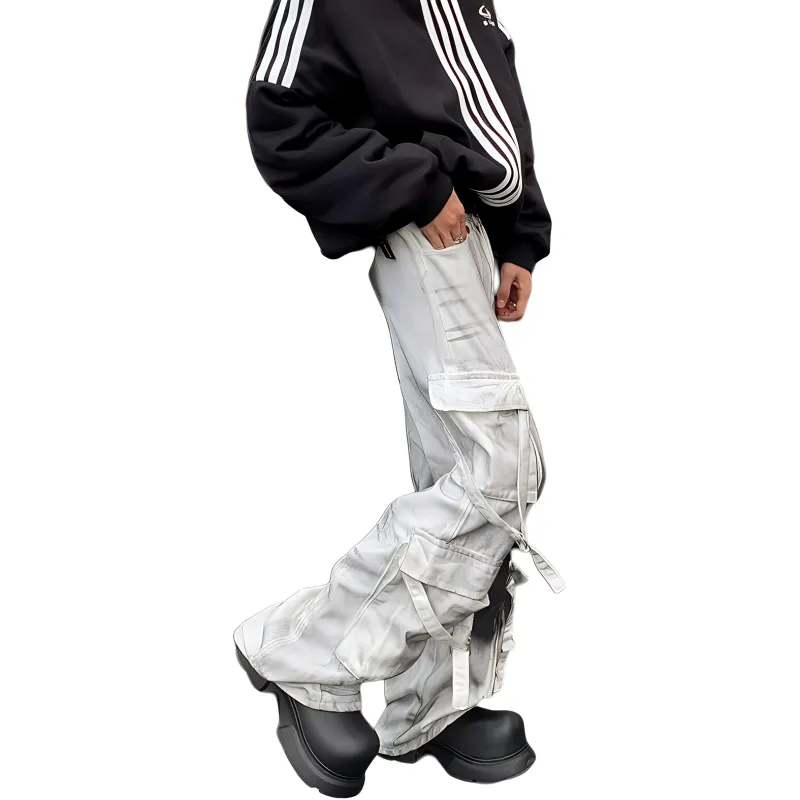 HKRXEC Jeans Men White-3