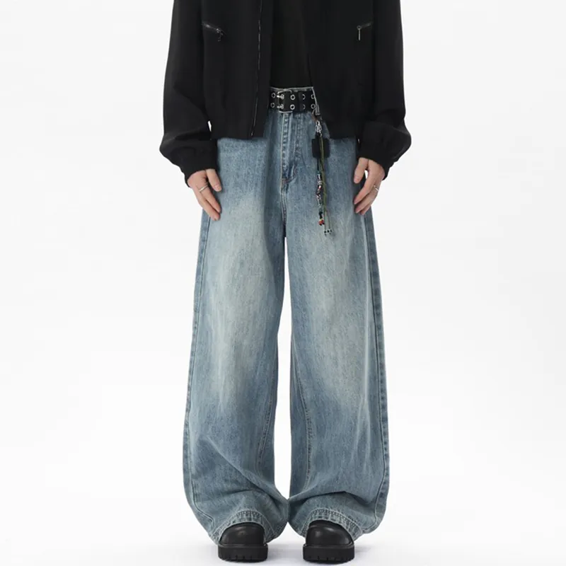 HKRXEC Jeans Men Blue-1
