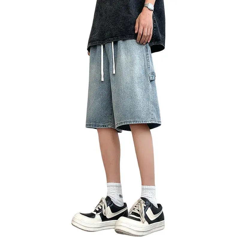 HKRXEC Denim Shorts Men-5