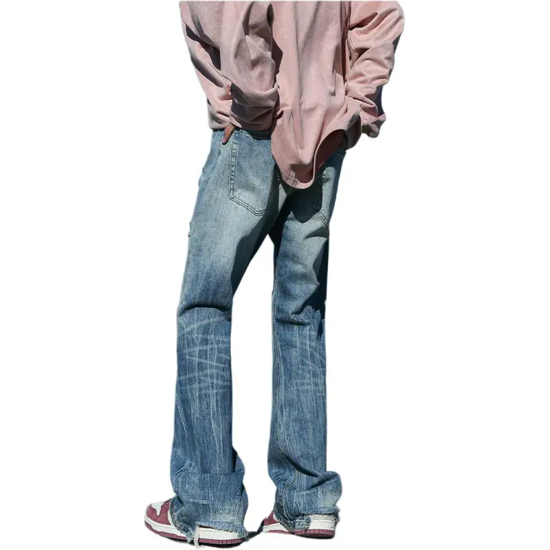 HKRXEC Jeans Men Blue-5