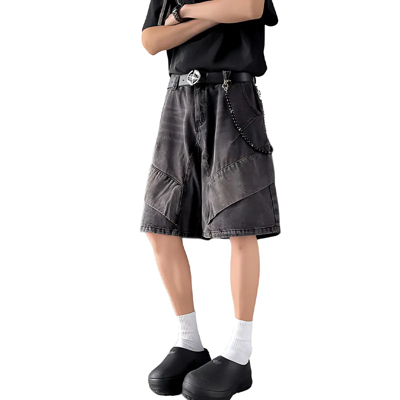 HKRXEC Denim Shorts Men-11