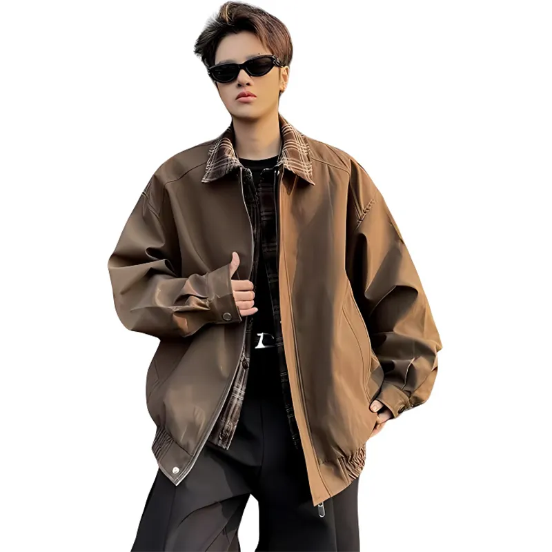 HKRXEC Leather Jackets Men-2