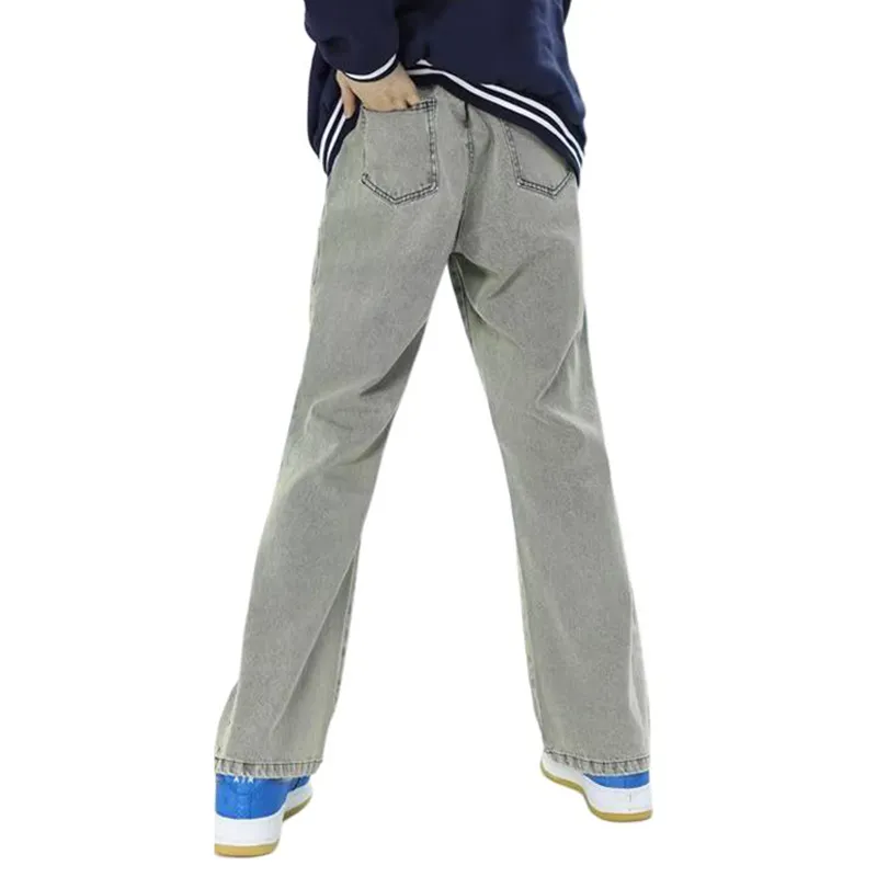 HKRXEC Jeans Men Light Blue-1