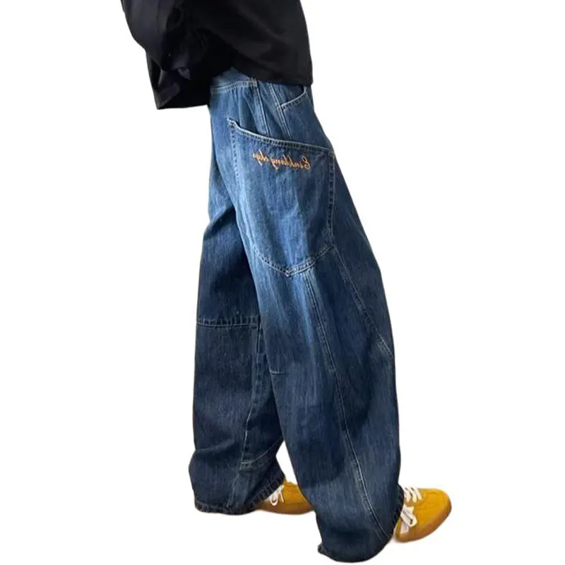 HKRXEC Jeans Men Blue-1