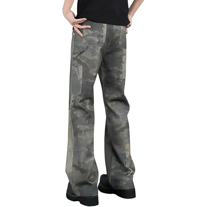HKRXEC Jeans Men Green-2