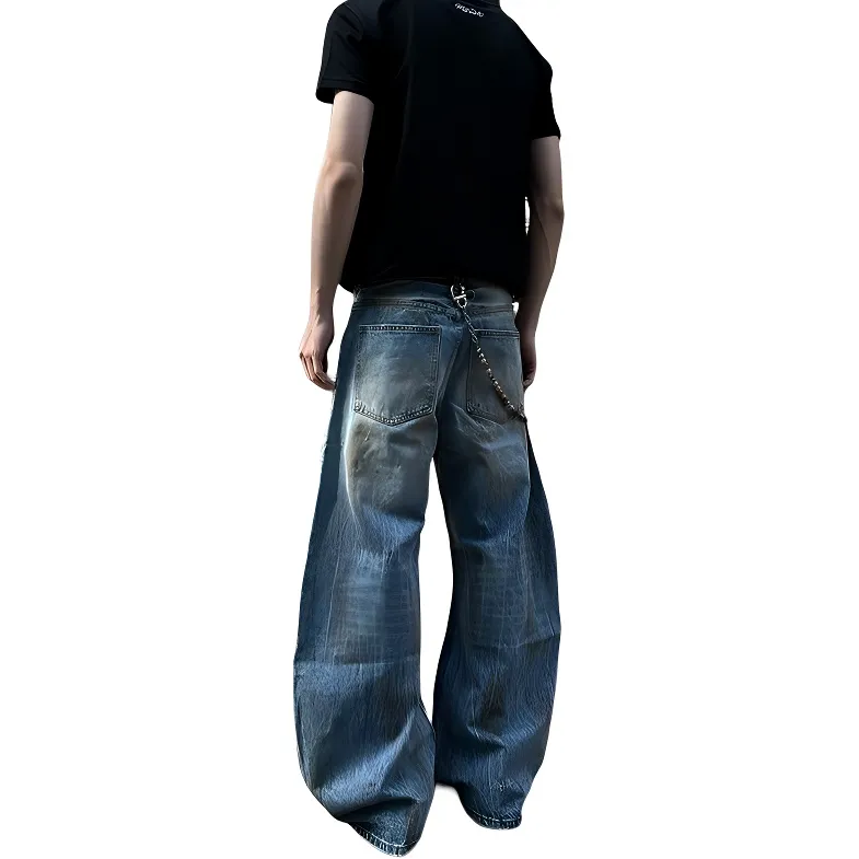 HKRXEC Jeans Men Blue-2