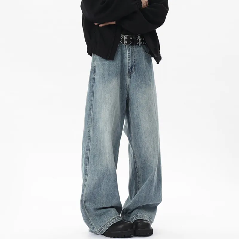 HKRXEC Jeans Men Blue-4