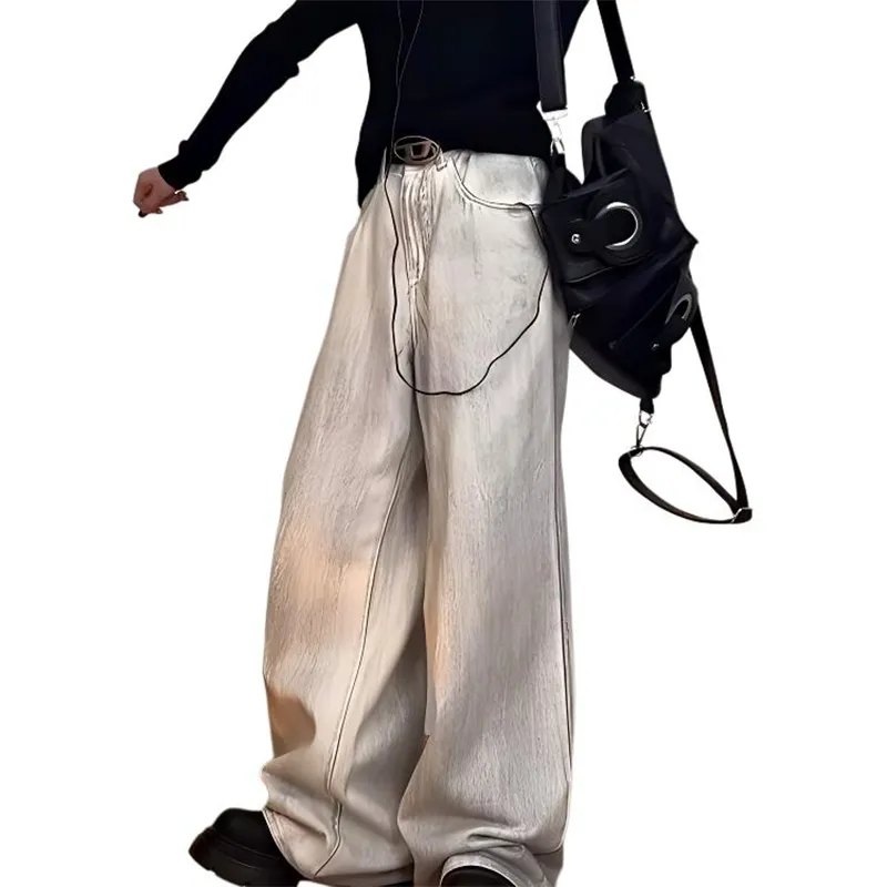 HKRXEC Jeans Men White-1