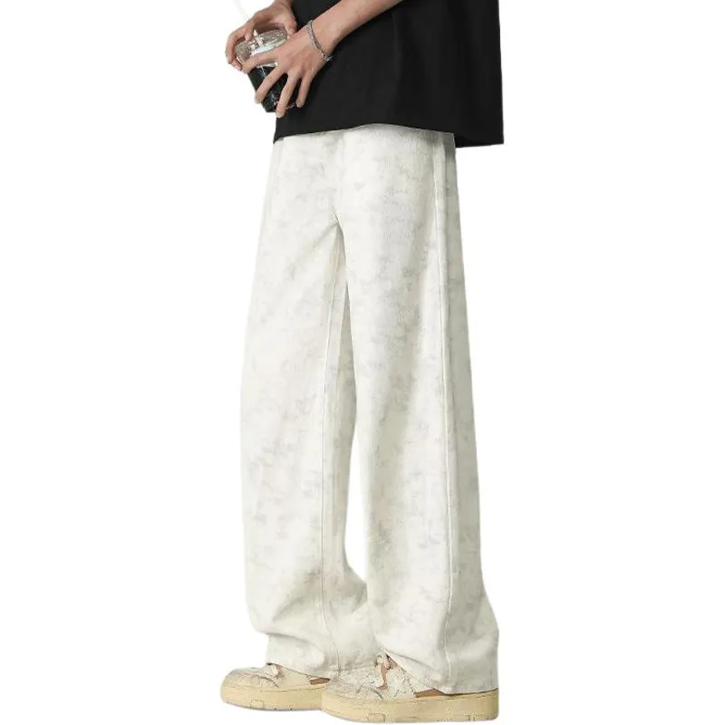 HKRXEC Jeans Men White-5