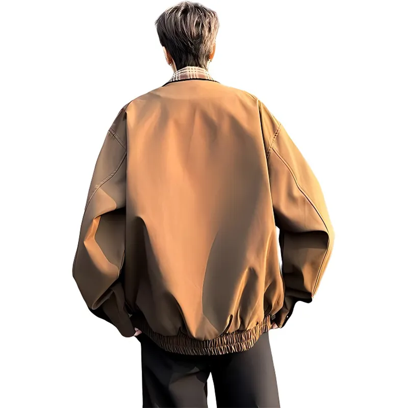 HKRXEC Leather Jackets Men-3