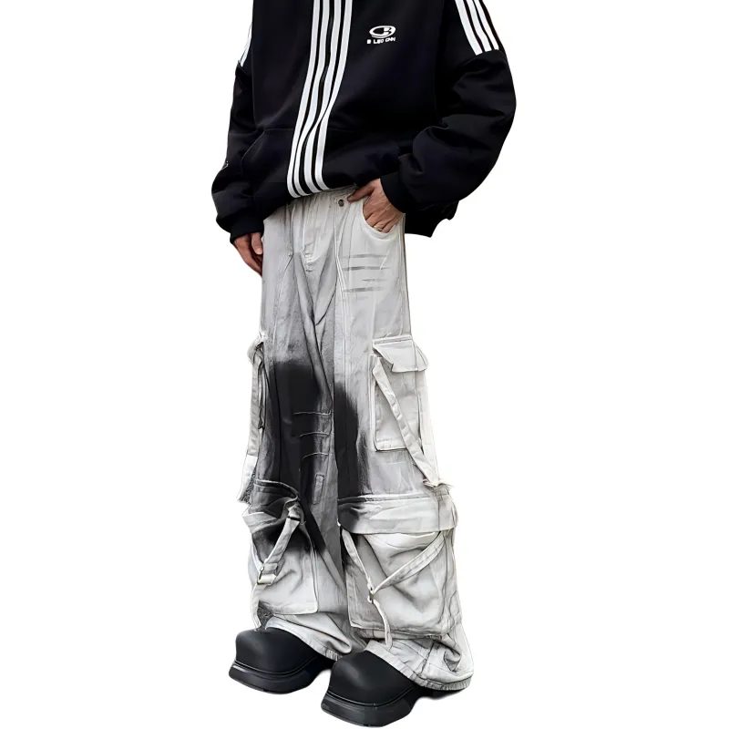 HKRXEC Jeans Men White-6