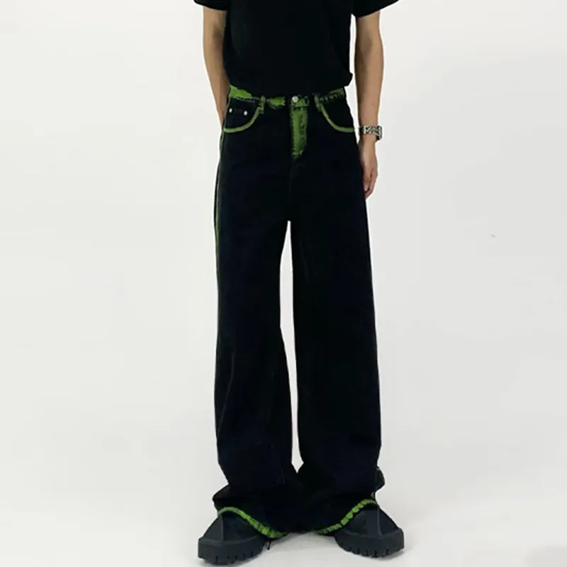 HKRXEC Jeans Men Green-4