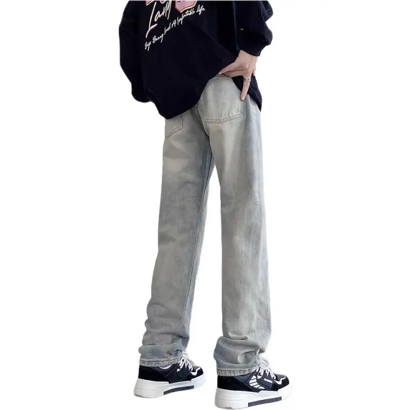 HKRXEC Jeans Men Blue-2