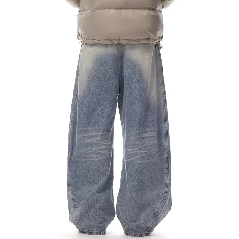 HKRXEC Jeans Men Blue-3