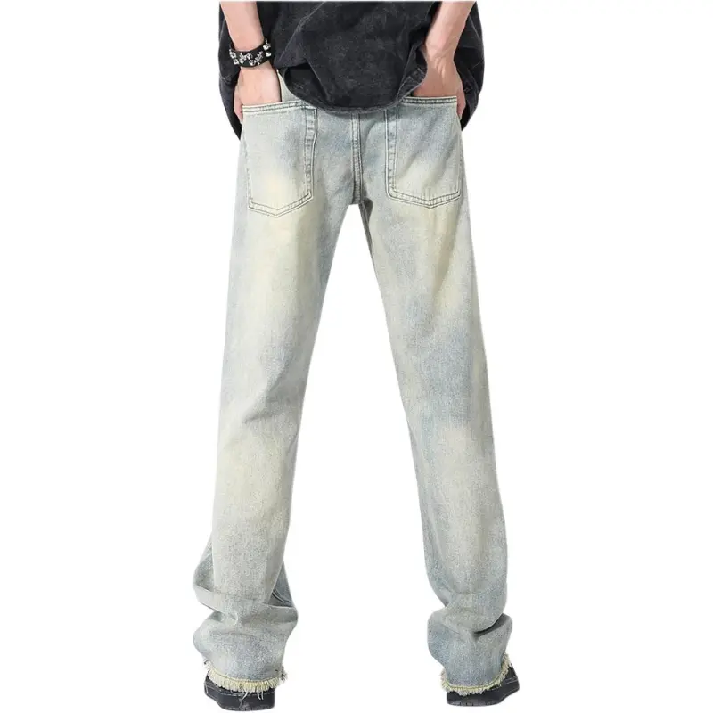 HKRXEC Jeans Men Blue-3